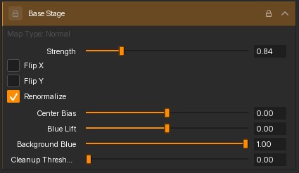 Base Stage normal texture map preview.
