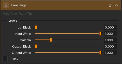 Base Stage root-to-tip texture map preview.