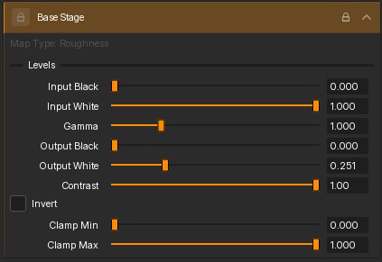 Base Stage roughness texture map preview.